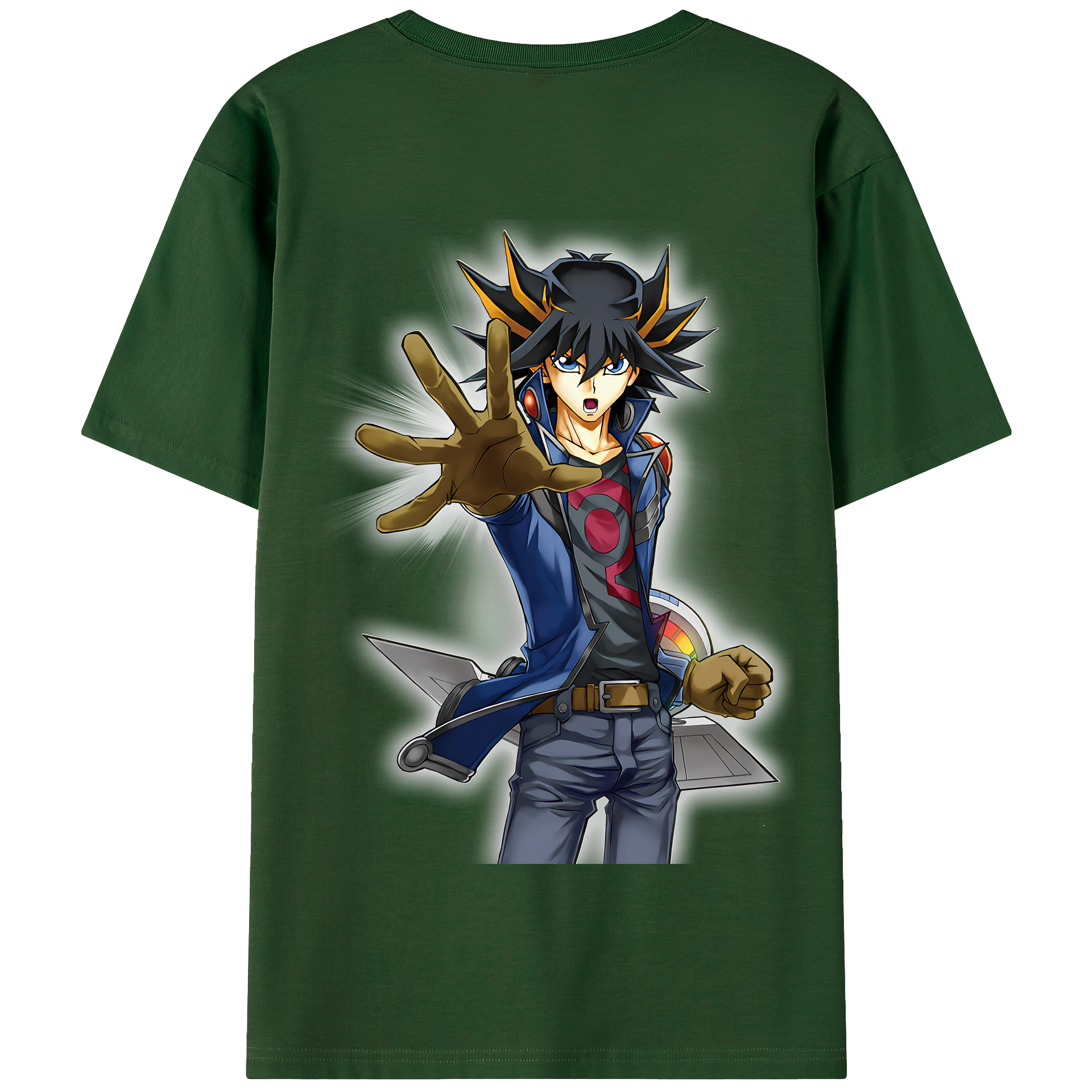 （画像用） 遊☆戯☆王 Yu-Gi-Oh! 綿100％半袖Tシャツ（背面プリント）